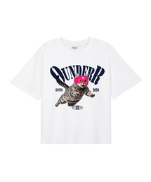OUNDERR（オアンダーアール）の「MASK FLYING CAT 半袖Tシャツ 6COLOR（Tシャツ/カットソー）」