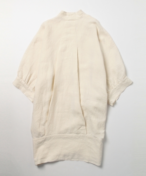 BLACK CRANE（ブラッククレーン）の「BLACK CRANE / リネンジャケット（その他アウター・レディース・オフホワイト/ブラック系その他・ONE SIZE）」の5枚目の写真