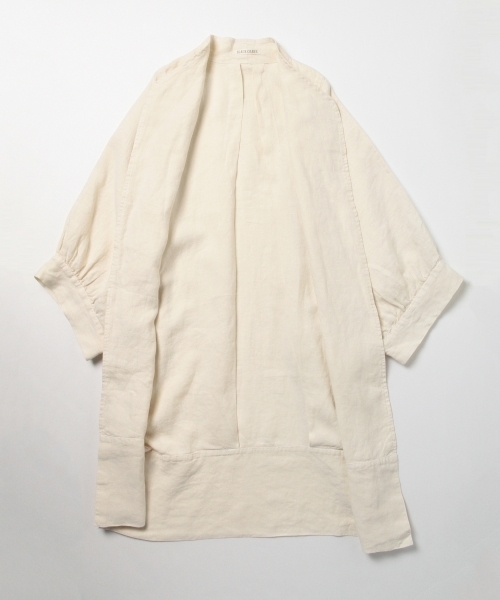 BLACK CRANE（ブラッククレーン）の「BLACK CRANE / リネンジャケット（その他アウター・レディース・オフホワイト/ブラック系その他・ONE SIZE）」の8枚目の写真