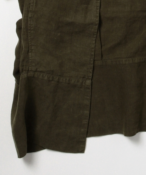 BLACK CRANE（ブラッククレーン）の「BLACK CRANE / リネンジャケット（その他アウター・レディース・オフホワイト/ブラック系その他・ONE SIZE）」の12枚目の写真