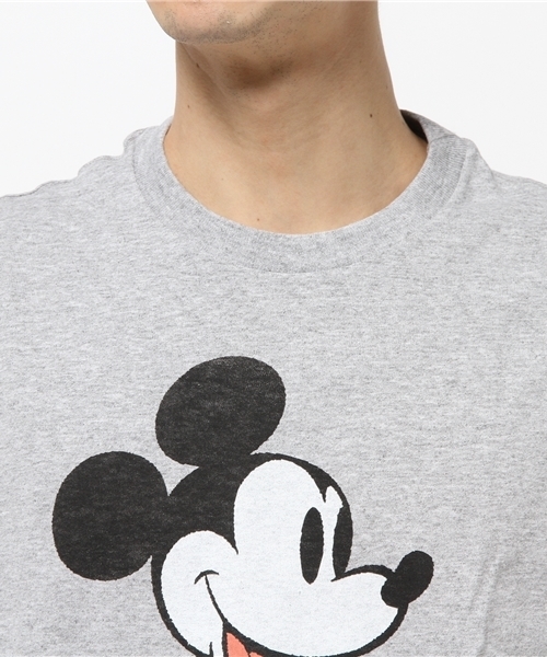 TRUE VINTAGE(トゥルーヴィンテージ)の「MICKEY MOUSE/ミッキーマウスTシャツ(Tシャツ/カットソー・メンズ・トップグレー・MEDIUM/X-LARGE/SMALL/LARGE)」の4枚目の写真