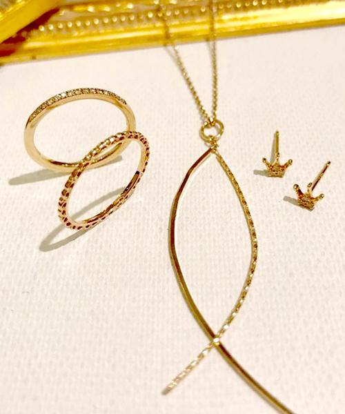 NOJESS(ノジェス)の「K10リング(リング・レディース・イエローゴールド・#13/#11/#9)」の7枚目の写真