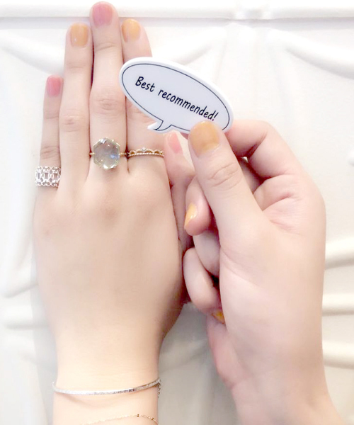 NOJESS(ノジェス)の「K10リング(リング・レディース・イエローゴールド・#13/#11/#9)」の8枚目の写真