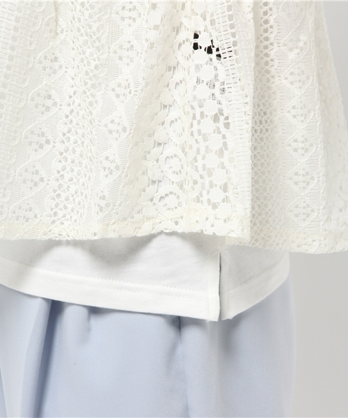 Heather(ヘザー)の「ノースリキャミ2P 722816(シャツ/ブラウス・レディース・ヘザ-グレー/アイボリー/ブラック/ホワイト×ブラック/グレー×ホワイト・FREE)」の10枚目の写真