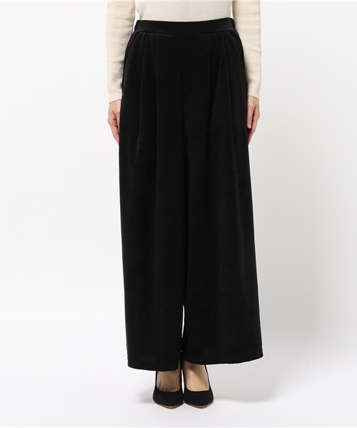 ikka（イッカ）の「【セットアップ対応】 ベロアスカンツ（その他パンツ・レディース・ブラック/キャメル/グレー・MEDIUM）」の4枚目の写真