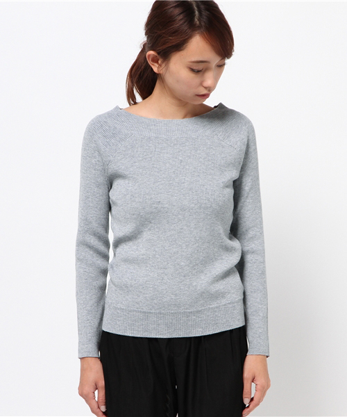 N.（N. Natural Beauty Basic）（エヌエヌナチュラルビューティーベーシック）の「リブセットアップニット（ニット/セーター・レディース・ベージュ/ブラック/ボルドー/グレー・MEDIUM）」の15枚目の写真