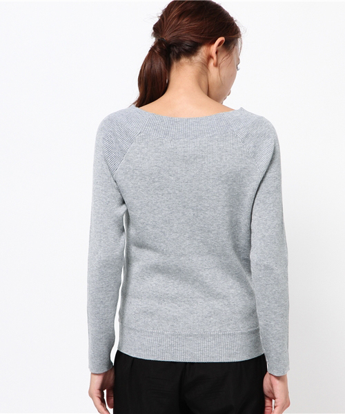 N.（N. Natural Beauty Basic）（エヌエヌナチュラルビューティーベーシック）の「リブセットアップニット（ニット/セーター・レディース・ベージュ/ブラック/ボルドー/グレー・MEDIUM）」の10枚目の写真