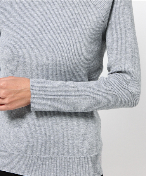 N.（N. Natural Beauty Basic）（エヌエヌナチュラルビューティーベーシック）の「リブセットアップニット（ニット/セーター・レディース・ベージュ/ブラック/ボルドー/グレー・MEDIUM）」の6枚目の写真