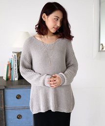 N.（N. Natural Beauty Basic） | スエードモールニット(ニット/セーター)