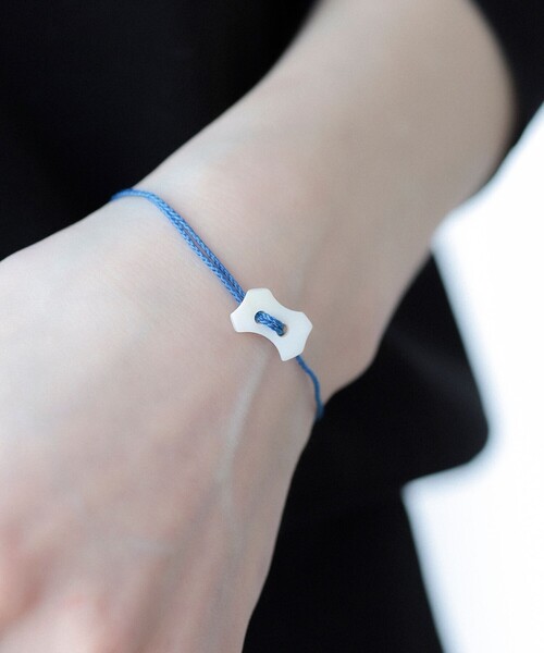 神保真珠商店　ブレスレット vintageパール連ブレスレット／中珠・ドロップ型 K10YG／神保