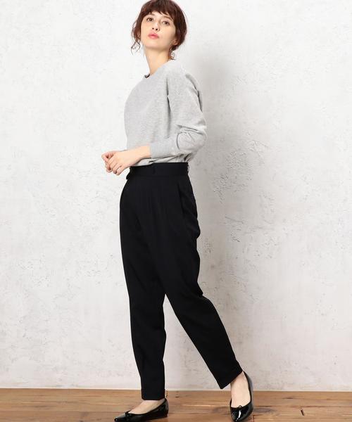 green label relaxing（グリーンレーベルリラクシング）の「KC VIS/P トリコチン TPDパンツ◆（その他パンツ・レディース・ピンク/ネイビー/オフホワイト・38/36）」の7枚目の写真