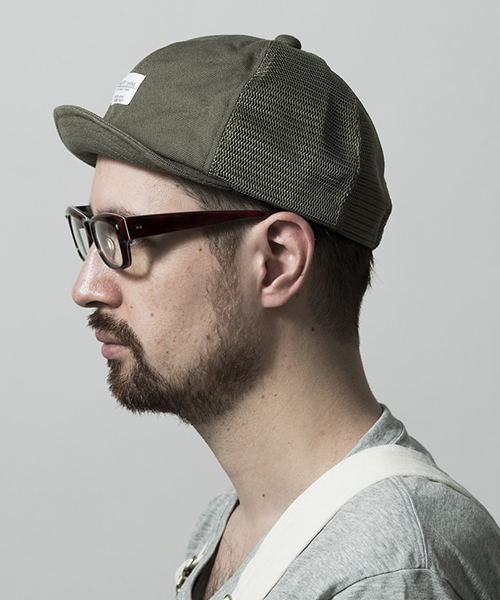 Mighty Shine（マイティシャイン）の「mko5263-BRIDGE CAP MESH キャップ（キャップ・メンズ・ブラック/カーキ/ベージュ/ネイビー/ブルー系その他2/ワイン/ブラウン系その他/ブルー系その他/ブラック×ホワイト/ブラウン/グレー/ホワイト・FREE）」の9枚目の写真