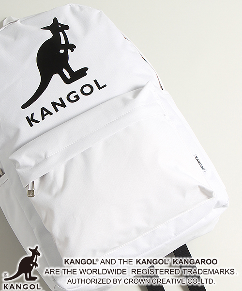 KANGOL（カンゴール）の「∴WEGO/KANGOLデイパック（バックパック/リュック・メンズ・ホワイト/ピンク/ブラック/ブルー・FREE）」の3枚目の写真