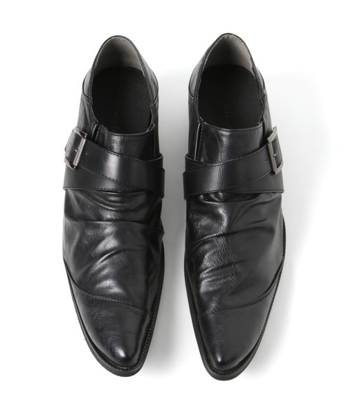 ARCADE（アーケード）の「ポインテッドベルトシューズ（その他シューズ・メンズ・ブラック/ダークブラウン・27cm/26.5cm/26cm/25.5cm）」の6枚目の写真