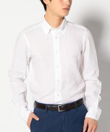 SHIPS | GIANGI: リネン ソリッド ボタンダウンシャツ(シャツ/ブラウス)