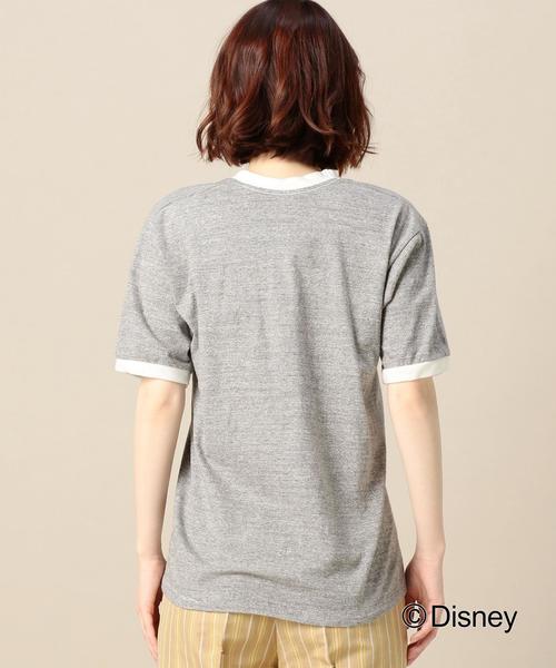 JACKSON MATISSE（ジャクソンマティス）の「＜JACKSON MATISSE＞リンガーTシャツ/Minnie ◆（Tシャツ/カットソー・レディース・ホワイト/グレー・SMALL）」の11枚目の写真