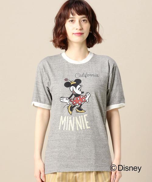 JACKSON MATISSE（ジャクソンマティス）の「＜JACKSON MATISSE＞リンガーTシャツ/Minnie ◆（Tシャツ/カットソー・レディース・ホワイト/グレー・SMALL）」の12枚目の写真