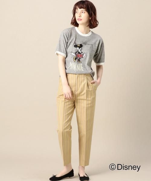 JACKSON MATISSE（ジャクソンマティス）の「＜JACKSON MATISSE＞リンガーTシャツ/Minnie ◆（Tシャツ/カットソー・レディース・ホワイト/グレー・SMALL）」の14枚目の写真