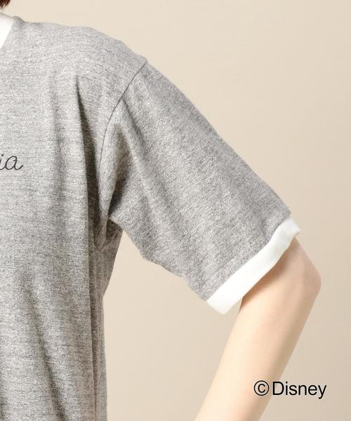 JACKSON MATISSE（ジャクソンマティス）の「＜JACKSON MATISSE＞リンガーTシャツ/Minnie ◆（Tシャツ/カットソー・レディース・ホワイト/グレー・SMALL）」の6枚目の写真