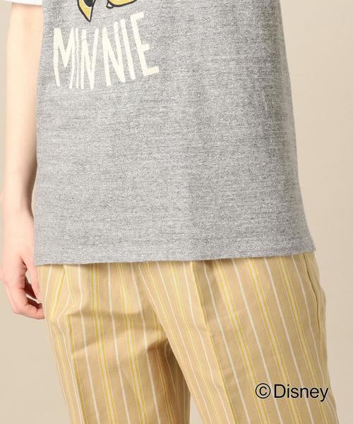 JACKSON MATISSE（ジャクソンマティス）の「＜JACKSON MATISSE＞リンガーTシャツ/Minnie ◆（Tシャツ/カットソー・レディース・ホワイト/グレー・SMALL）」の7枚目の写真