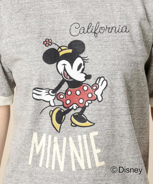 JACKSON MATISSE（ジャクソンマティス）の「＜JACKSON MATISSE＞リンガーTシャツ/Minnie ◆（Tシャツ/カットソー・レディース・ホワイト/グレー・SMALL）」の9枚目の写真