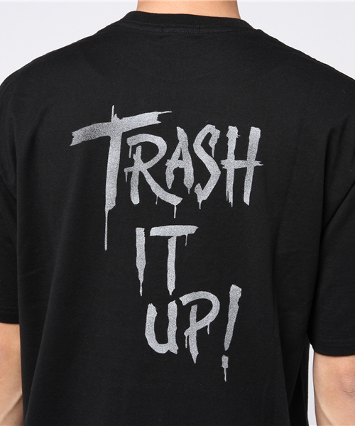 TRASH IT UP プリント Tシャツ