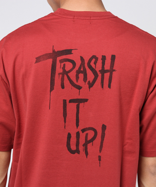 HYSTERIC GLAMOUR（ヒステリックグラマー）の「TRASH IT UP プリント Tシャツ（Tシャツ/カットソー・メンズ・ホワイト/ブラック/レッド・MEDIUM/LARGE/X-SMALL/SMALL）」の13枚目の写真