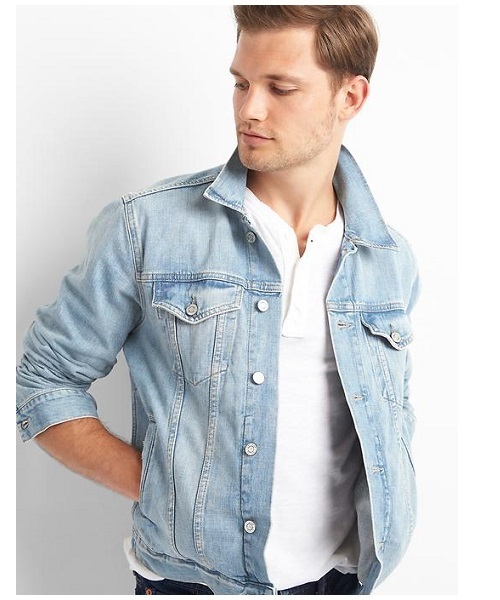 GAP(ギャップ)の「Gap アイコン デニムジャケット(デニムジャケット・メンズ・ライトインディゴブルー・XS/XL/M)」の4枚目の写真