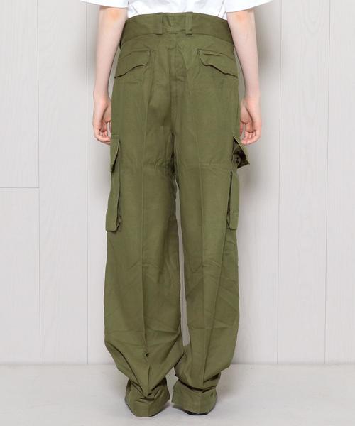 BEAUTY&YOUTH UNITED ARROWS（ビューティーアンドユースユナイテッドアローズ）の「＜DEAD STOCK＞FRENCH M 14M-47 PANTS/ﾊﾟﾝﾂ. ◆（その他パンツ・レディース・オリーブ・35）」の12枚目の写真