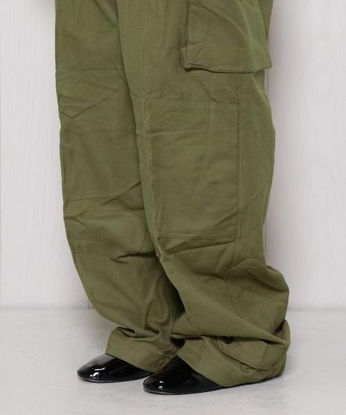 BEAUTY&YOUTH UNITED ARROWS（ビューティーアンドユースユナイテッドアローズ）の「＜DEAD STOCK＞FRENCH M 14M-47 PANTS/ﾊﾟﾝﾂ. ◆（その他パンツ・レディース・オリーブ・35）」の5枚目の写真