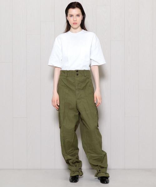 BEAUTY&YOUTH UNITED ARROWS（ビューティーアンドユースユナイテッドアローズ）の「＜DEAD STOCK＞FRENCH M 14M-47 PANTS/ﾊﾟﾝﾂ. ◆（その他パンツ・レディース・オリーブ・35）」の10枚目の写真