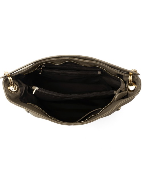 VitaFelice（ヴィータフェリーチェ）の「本革ワンハンドルバッグ（ショルダーバッグ・レディース・キャメル/グレー/ブラウン系その他/ネイビー/ブラウン/ブラック/レッド/アイボリー/ベージュ系その他/アッシュグレー/ワイン/プラム/ボルドー・FREE）」の20枚目の写真