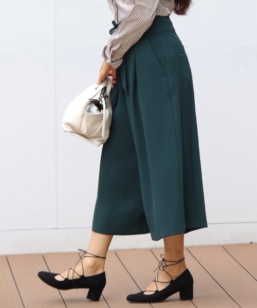 NARACAMICIE(ナラカミーチェ)の「ダブルクロスガウチョ(その他パンツ・レディース・イエロー/ブラック/カーキ・MEDIUM/SMALL/LARGE)」の14枚目の写真