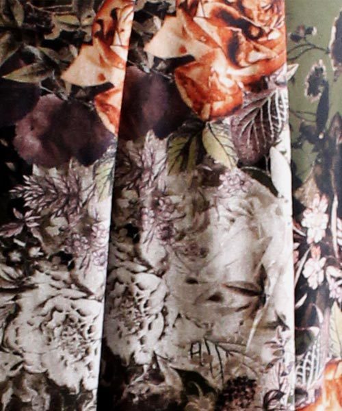 antiqua（アンティカ）の「花柄テーパードタックパンツ（その他パンツ・レディース・カーキ/ブラック・FREE）」の8枚目の写真