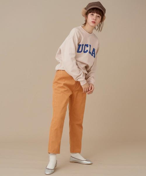 Another Edition（アナザーエディション）の「コーデュロイテーパードパンツ（その他パンツ・レディース・ブラウン/オフホワイト/オレンジ・SMALL/MEDIUM）」の18枚目の写真