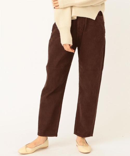 Another Edition（アナザーエディション）の「コーデュロイテーパードパンツ（その他パンツ・レディース・ブラウン/オフホワイト/オレンジ・SMALL/MEDIUM）」の21枚目の写真