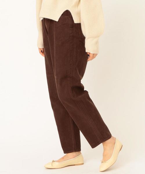 Another Edition（アナザーエディション）の「コーデュロイテーパードパンツ（その他パンツ・レディース・ブラウン/オフホワイト/オレンジ・SMALL/MEDIUM）」の22枚目の写真
