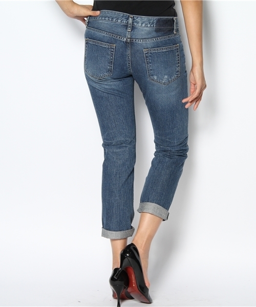 Another Edition（アナザーエディション）の「AE SLIM BOYS DNM Ⅱ（デニムパンツ・レディース・コバルトブルー/ライトブルー/オフホワイト・SMALL/MEDIUM）」の10枚目の写真