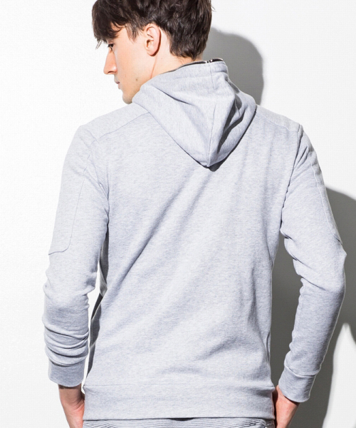 AKM Contemporary（エイケイエムコンテンポラリー）の「AKM Contemporary(エイケイエムコンテンポラリー)裏毛バイカーフードパーカ（パーカー・メンズ・ブラック/グレー・SMALL/MEDIUM/LARGE/X-LARGE）」の5枚目の写真