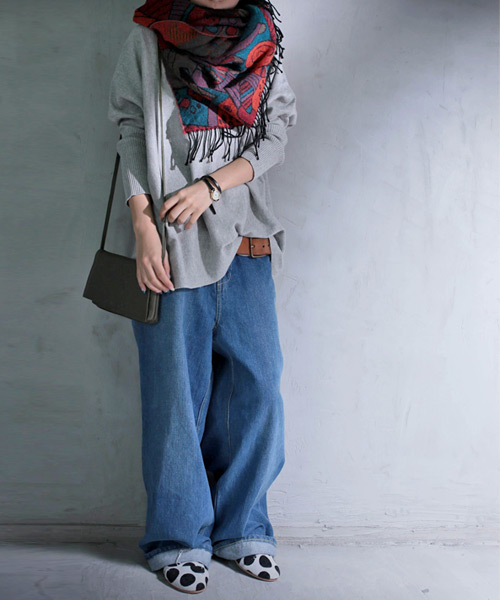 antiqua（アンティカ）の「コンパクト牛革ショルダーバッグ（ショルダーバッグ・レディース・ブラック/カーキ・FREE）」の11枚目の写真