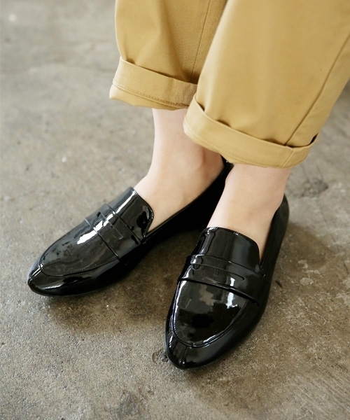 LOWRYS FARM（ローリーズファーム）の「ローファー　780337 （ローファー・レディース・ブラック/ベージュ/グリーン・MEDIUM/LARGE）」の2枚目の写真