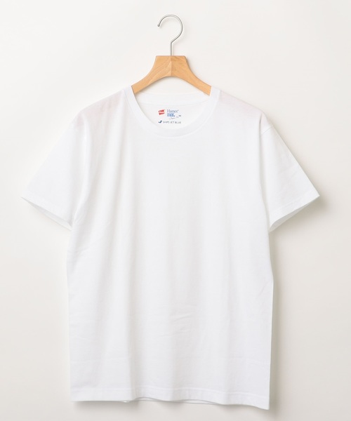 HANES(ヘインズ)の「Hanes×SHIPS JET BLUE: 別注 Japan Fit Tシャツ 2枚組(Tシャツ/カットソー・メンズ・ホワイト・LARGE/MEDIUM/SMALL/X-LARGE)」の12枚目の写真