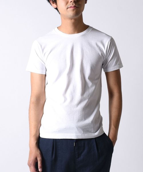 HANES(ヘインズ)の「Hanes×SHIPS JET BLUE: 別注 Japan Fit Tシャツ 2枚組(Tシャツ/カットソー・メンズ・ホワイト・LARGE/MEDIUM/SMALL/X-LARGE)」の4枚目の写真