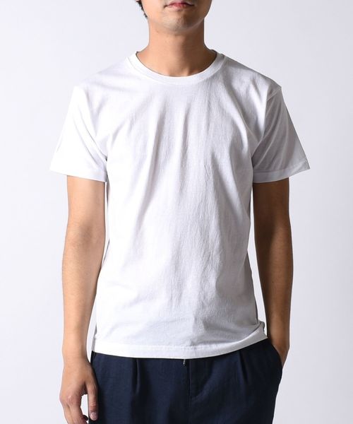 HANES(ヘインズ)の「Hanes×SHIPS JET BLUE: 別注 Japan Fit Tシャツ 2枚組(Tシャツ/カットソー・メンズ・ホワイト・LARGE/MEDIUM/SMALL/X-LARGE)」の5枚目の写真