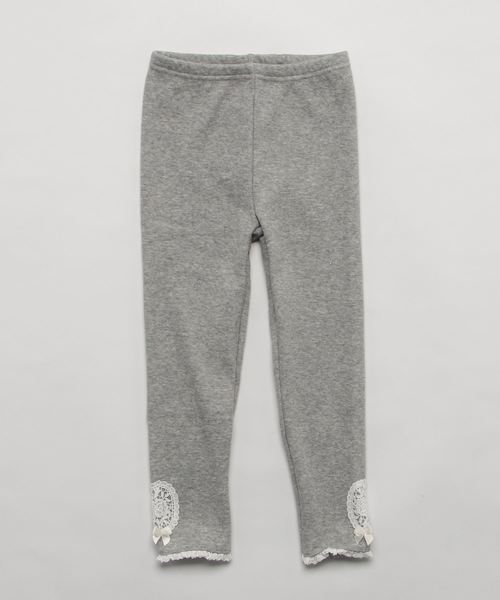 Catherine Cottage（キャサリンコテージ）の「レースモチーフ 裏起毛レギンス（レギンス/スパッツ・キッズ・ブルー系その他2/グレー系その他4/ブラック/グレー系その他3/パープル系その他2/チャコールグレー/ホワイト系その他2/グレー系その他7/ネイビー/ブルー系その他/ブルー系その他7/ブラック系その他2/ライラック/グレー/グレー系その他2/ピンク系その他2/パープル系その他6/パープル系その他/ピンク系その他/ホワイト/ブルー系その他5/ブルー系その他6/グレー系その他5/グレー系その他6/ブラック系その他3/ピンク系その他3/パープル系その他3/パープル系その他7/ブルー系その他3/レッド系その他3/レッド系その他2/ブルー系その他4・100/120/140/110/130/90/150）」の9枚目の写真