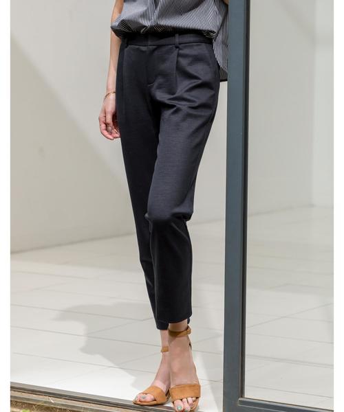 green label relaxing（グリーンレーベルリラクシング）の「[洗濯可能/モックロディ] ◆D P/L テーパードパンツ ◆（その他パンツ・レディース・ライトグレー/ネイビー・46/38/42/40/34/36/44）」の2枚目の写真