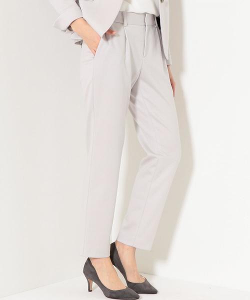 green label relaxing（グリーンレーベルリラクシング）の「[洗濯可能/モックロディ] ◆D P/L テーパードパンツ ◆（その他パンツ・レディース・ライトグレー/ネイビー・46/38/42/40/34/36/44）」の5枚目の写真