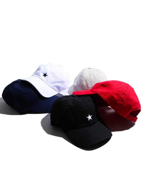 newhattan（ニューハッタン）の「WEGO/スター刺繍LOWキャップ（キャップ・メンズ・ホワイト/ブラック/ベージュ/ネイビー/レッド・FREE）」の14枚目の写真