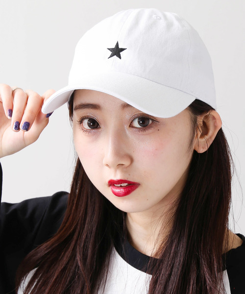 newhattan（ニューハッタン）の「WEGO/スター刺繍LOWキャップ（キャップ・メンズ・ホワイト/ブラック/ベージュ/ネイビー/レッド・FREE）」の12枚目の写真