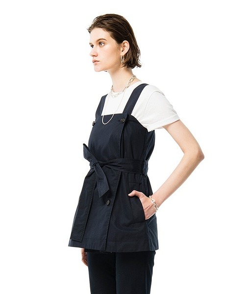 トップス CLANE TRENCH DETAIL BUSTIER TRENCH DETAIL BUSTIER(1 BLACK): CLANE: WOMENS｜ STUDIOUS
